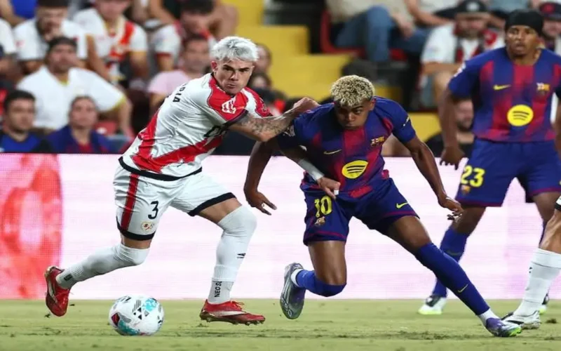 برشلونة يحسم مواجهته أمام رايو فاليكانو بهدف نظيف في الدوري الإسباني